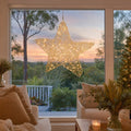 LED 3D Wire Beaded Star styled in an Australian Christmas setting