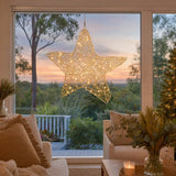 LED 3D Wire Beaded Star styled in an Australian Christmas setting