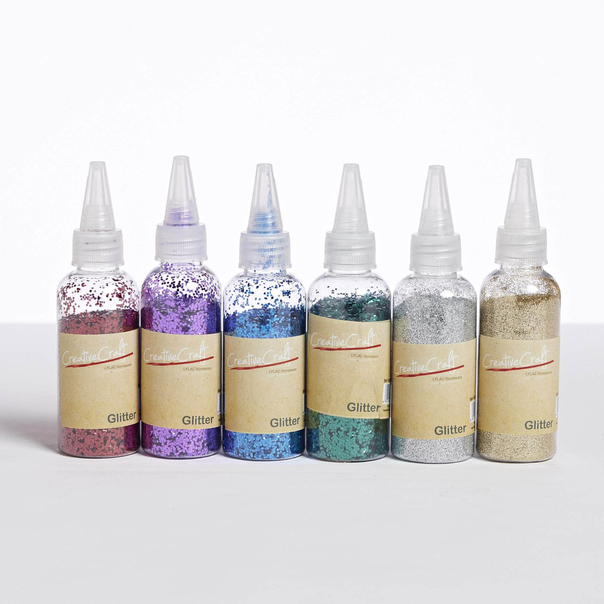 Christmas Glitter Craft Tubes Asst - View 1