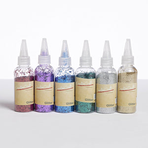 Christmas Glitter Craft Tubes Asst - View 1