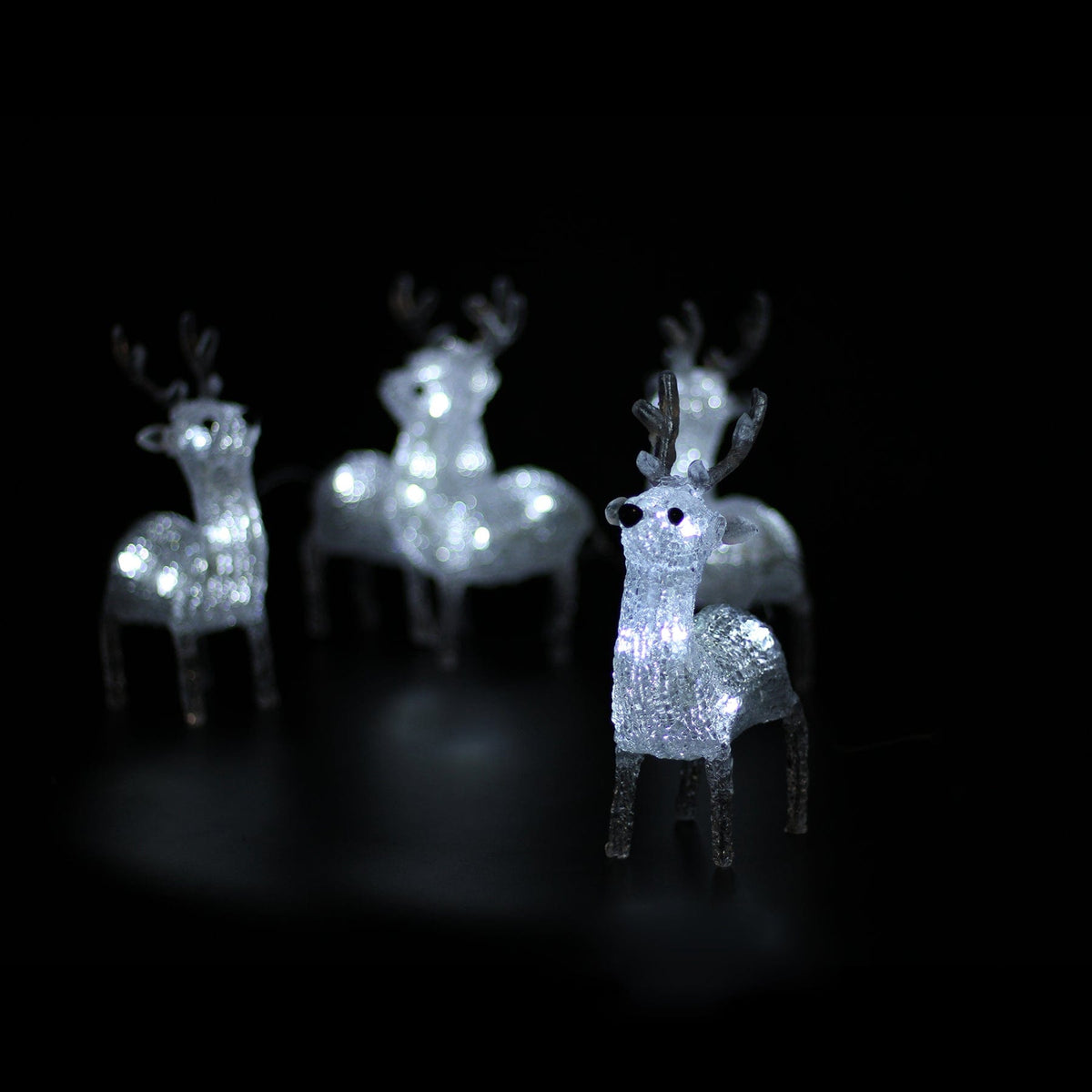 3D Acrylic Baby Reindeer Set (5pc)