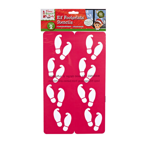 Elves Behaving Badly Elf Footprint Stencil