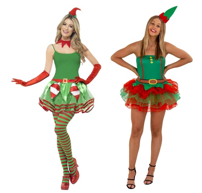 Adults Elf Costume Set Asst