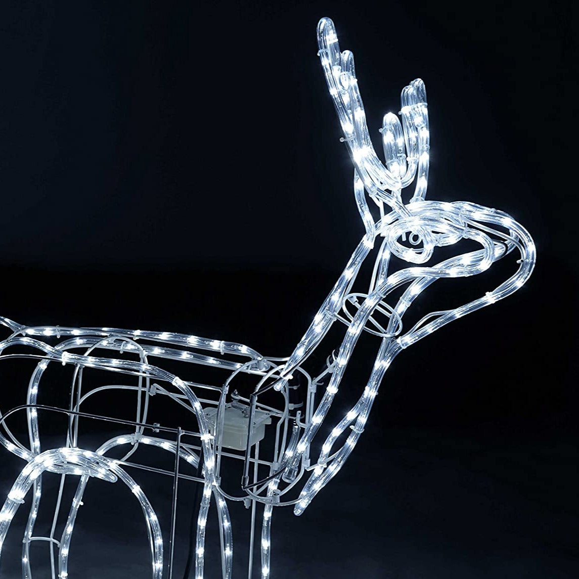 LED Ropelight Standing Reindeer Moving