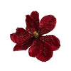 Sage or Magenta Velour Flower with Clip (22cm)