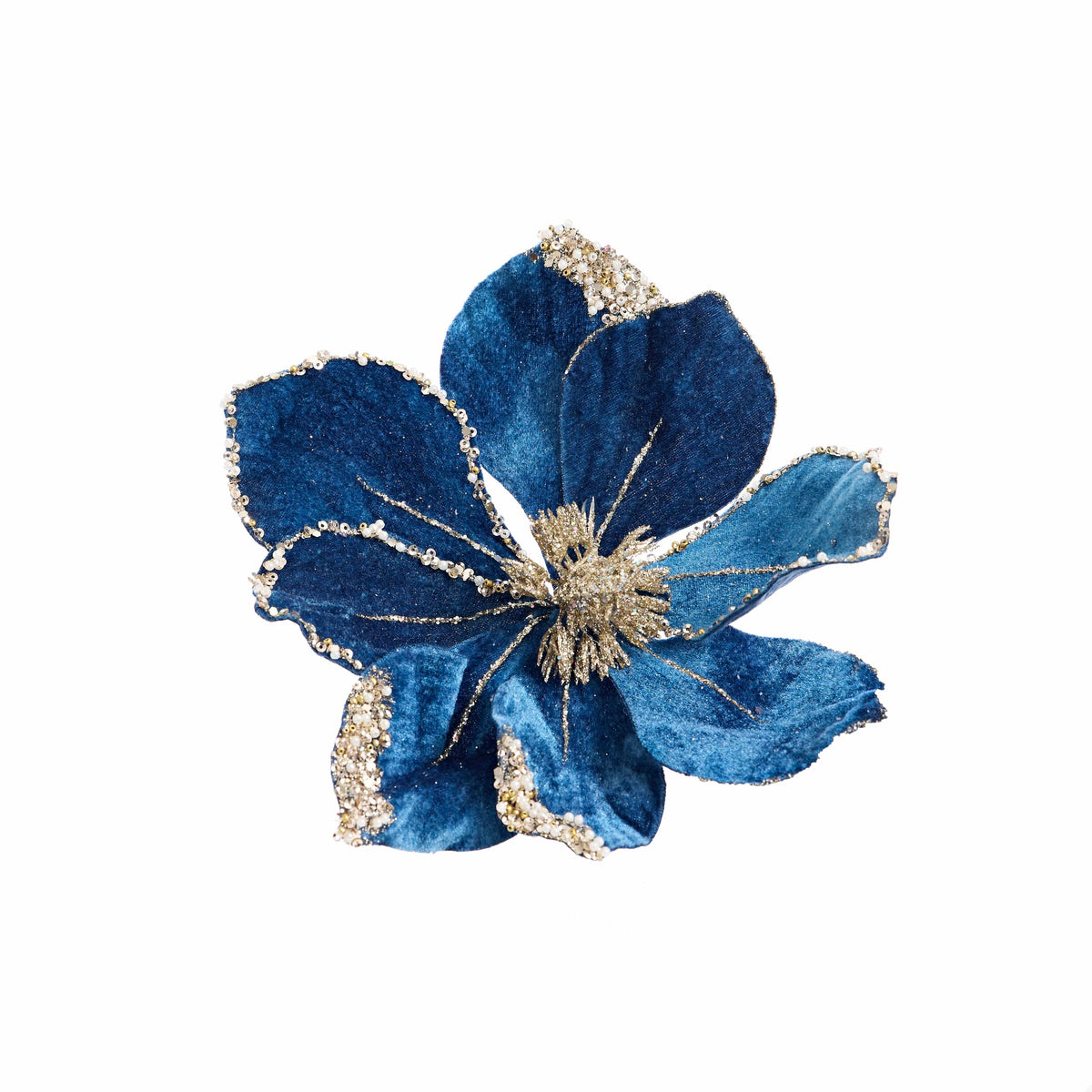 Blue Magnolia with Clip (20cm)