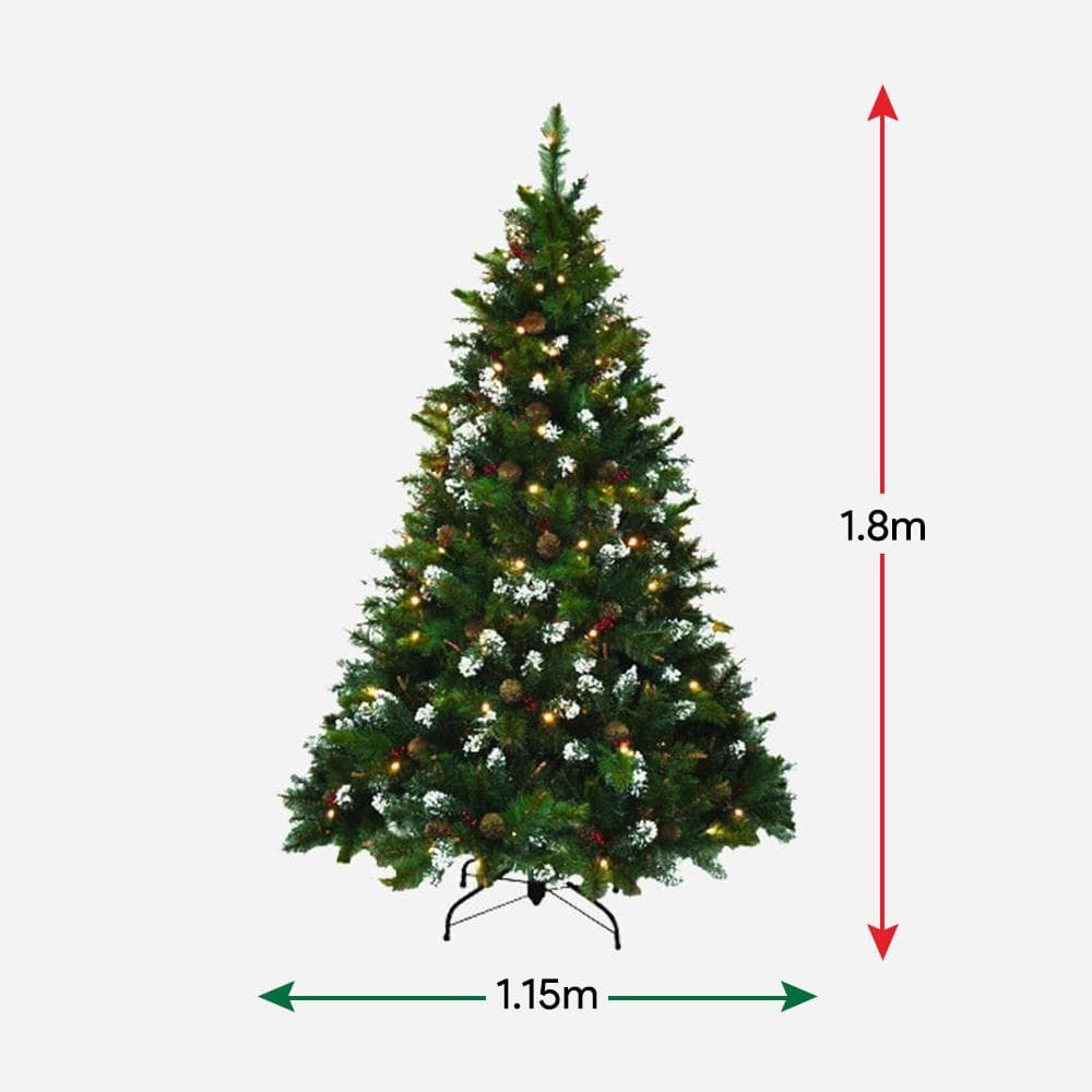 Pre-Lit Canadian Pine Tree 6ft (1.8m)