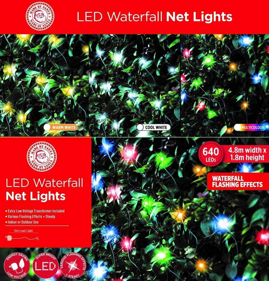 LED Warm White Net Light (4.8m)