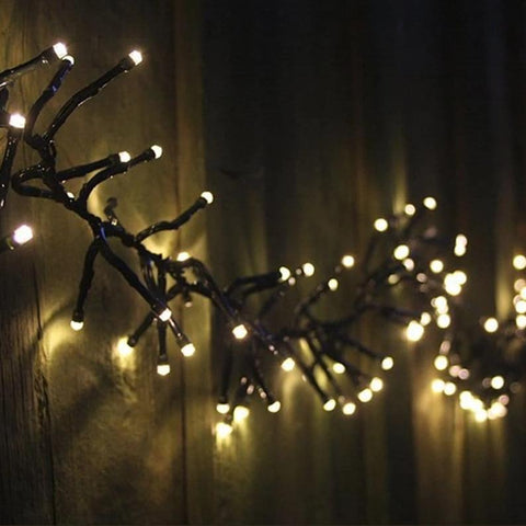 BACK IN STOCK: NEW ARRIVAL: LED CLUSTER LIGHTS 2000 WARM WHITE - 29m - Christmas World