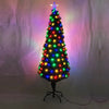 FIBREOPTIC TREE 150cm 185 MULTICOLOURED LEDS - Christmas World