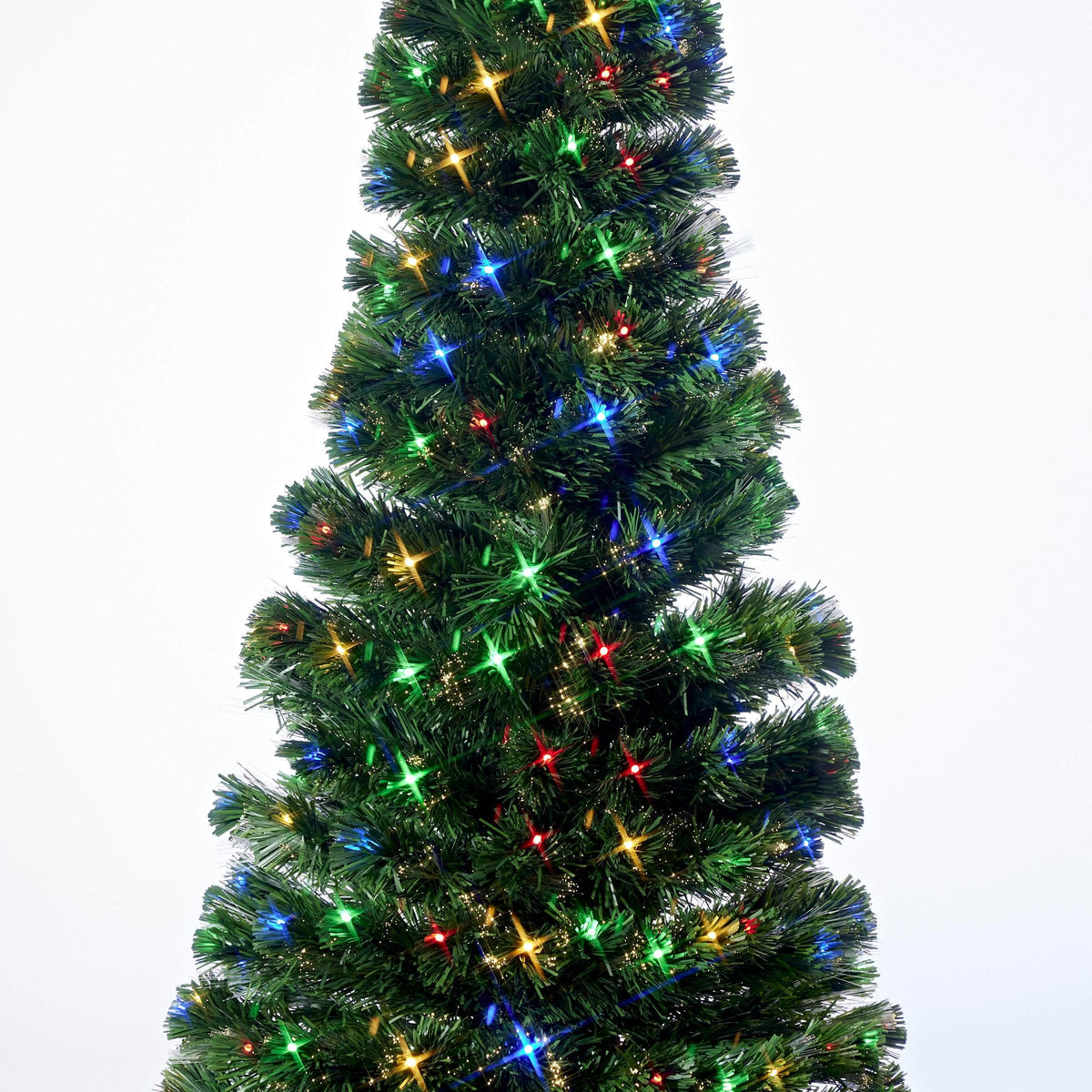 Fibre Optic Tree Slim with Multicoloured LEDs (1.8m)