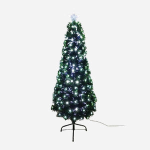 Fibre Optic Tree Slim with Cool White LEDs (1.5m) - View 1