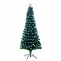 Slim Fibre Optic Tree with Cool White LEDs  (1.8m) - View 1