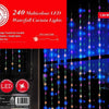 LED Multicolour Waterfall Curtain  (1.2x2m)