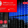 LED White Waterfall Curtain  (2x2m)