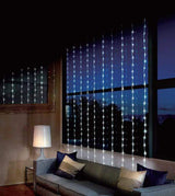 LED White Waterfall Curtain (1.2 x 2m) - View 1