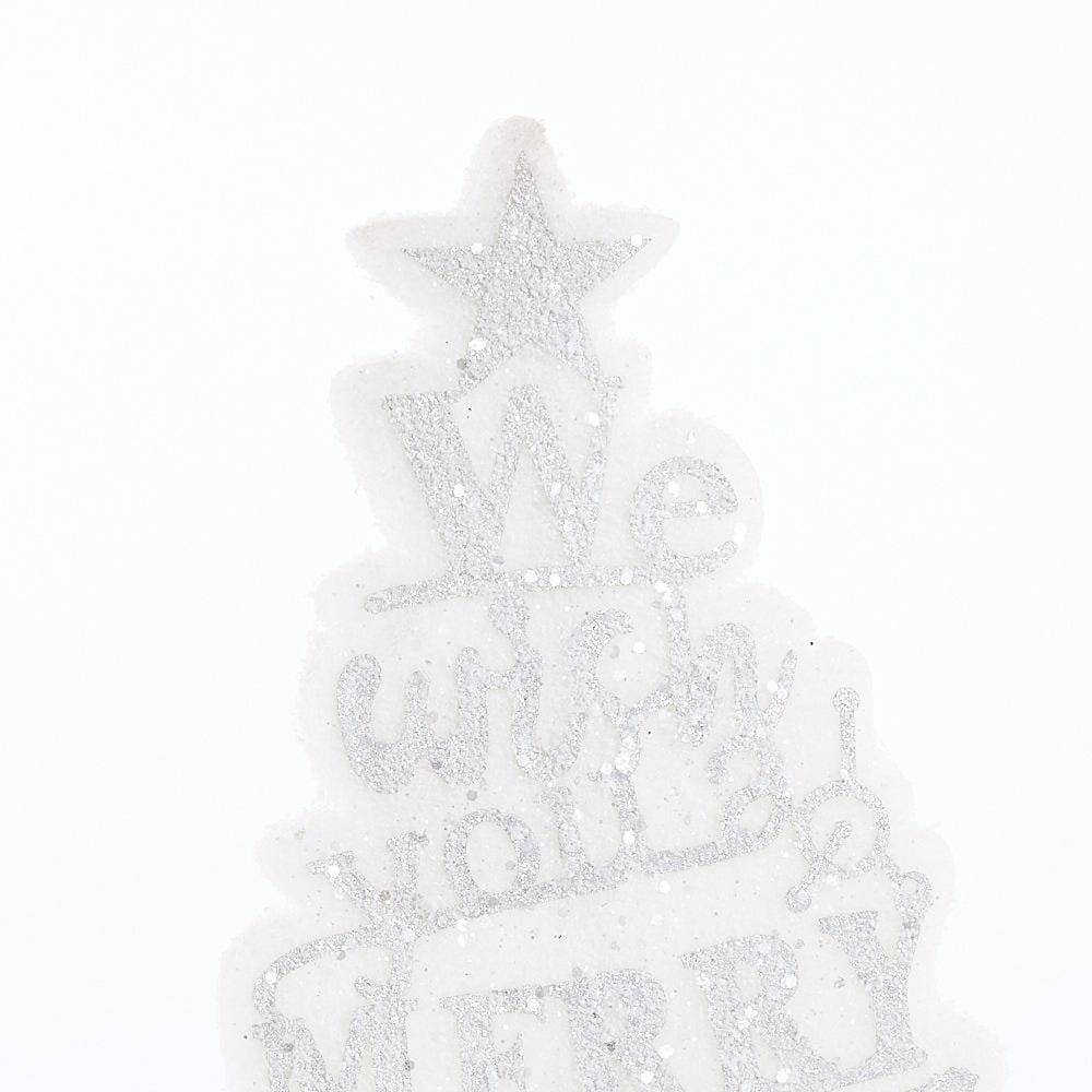 Glitter Message Tree Decoration - View 2