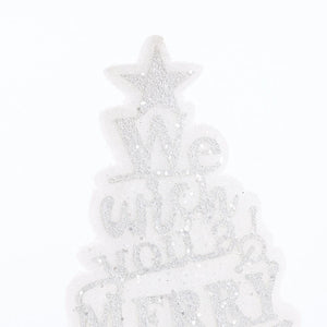 Glitter Message Tree Decoration - View 2