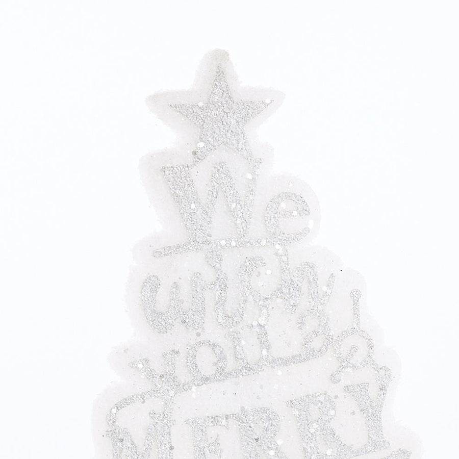 Glitter Message Tree Decoration