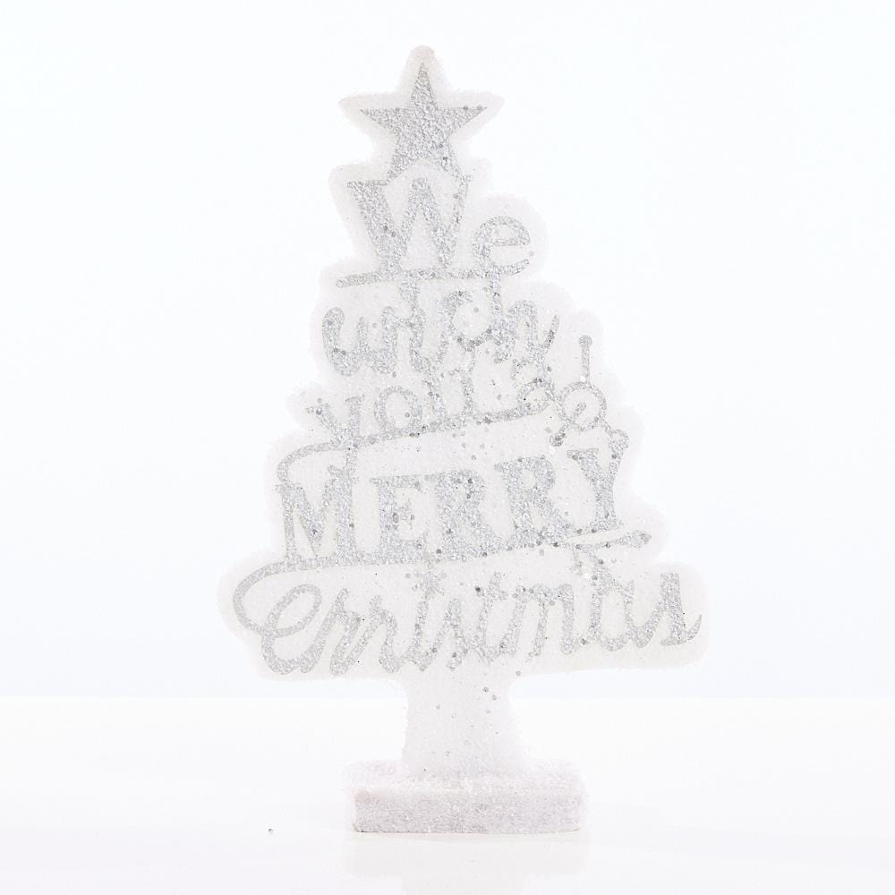 Glitter Message Tree Decoration - View 1