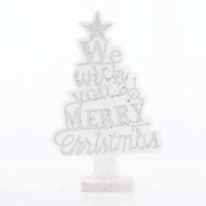 Glitter Message Tree Decoration - View 1