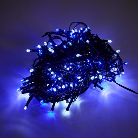 200 LED Fairy Lights Blue and White