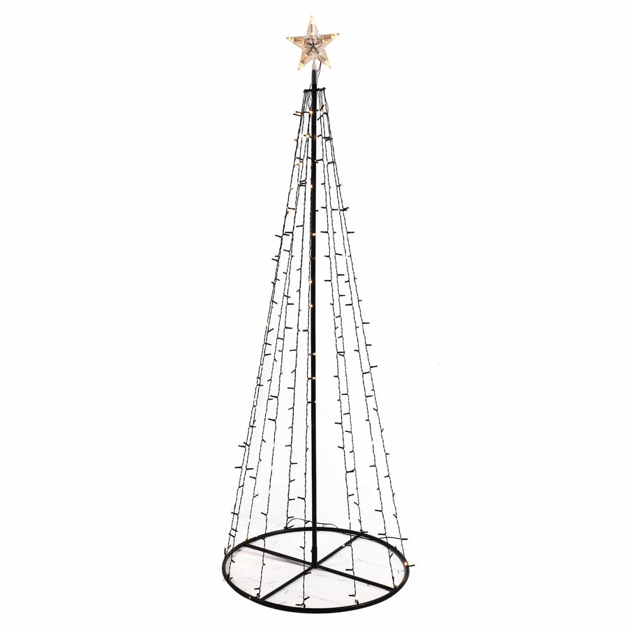 LED Warm White Christmas Cone Tree