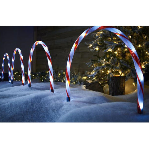 Candy Cane Arch Path Lights (4pc)
