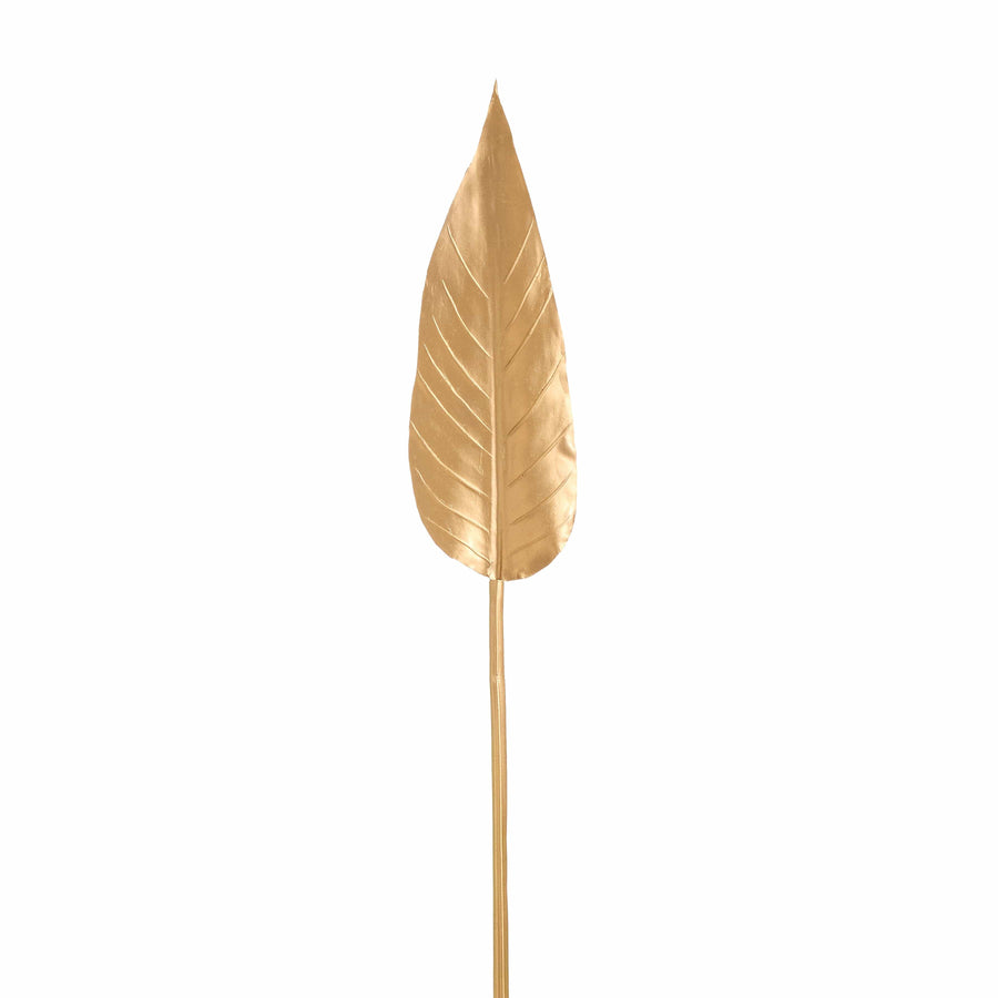 Gold Bird of Paradise Leaf (81cm)