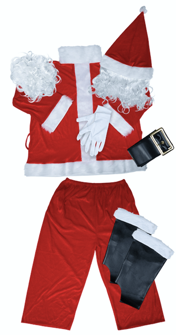 Deluxe Santa Suit (7pcs)