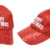 Sequin Embroidered Baseball Cap Asst