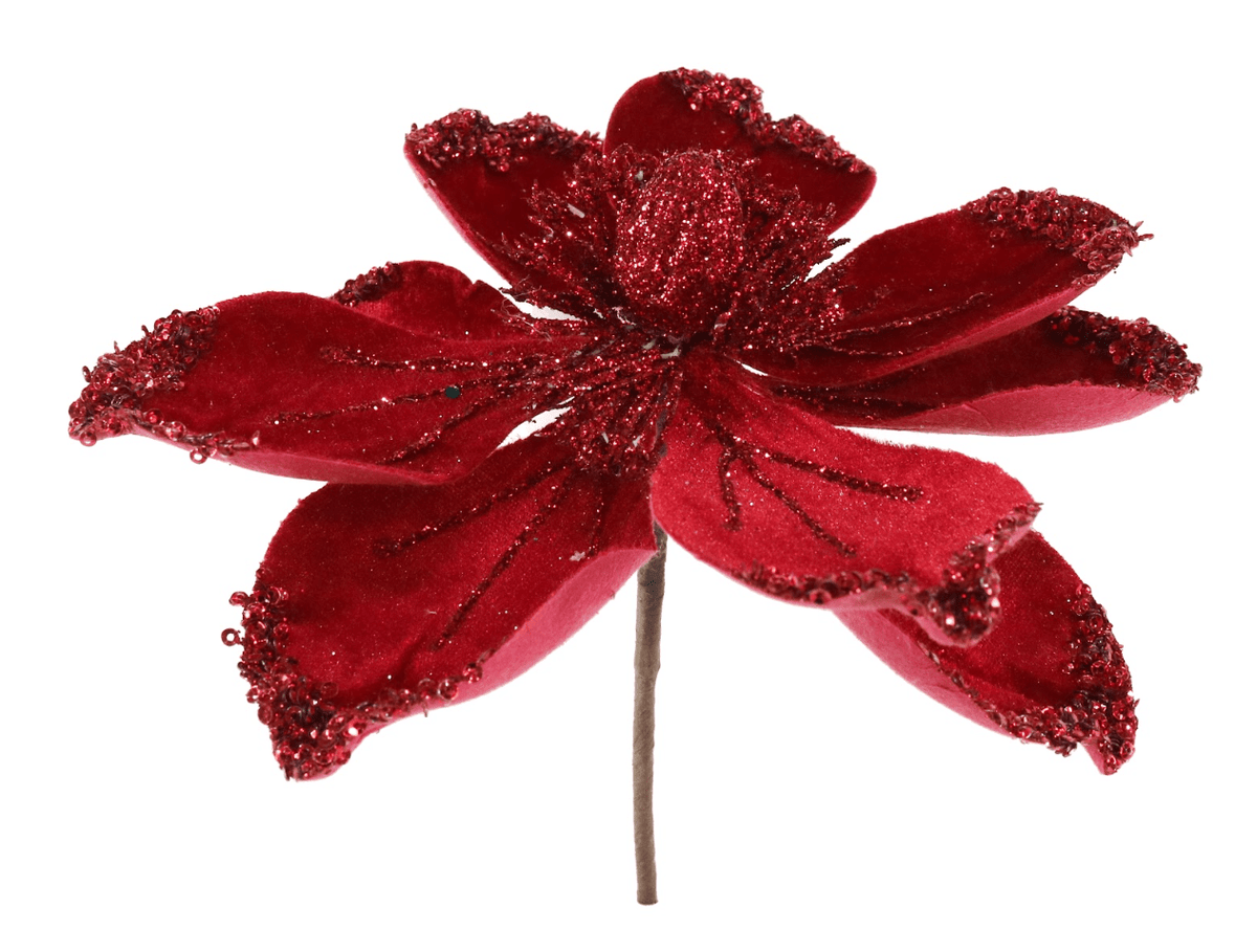 Heavy Glitter Magnolia 6 Asst (22cm)
