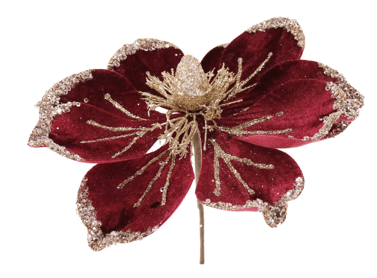 Heavy Glitter Magnolia 6 Asst (22cm)