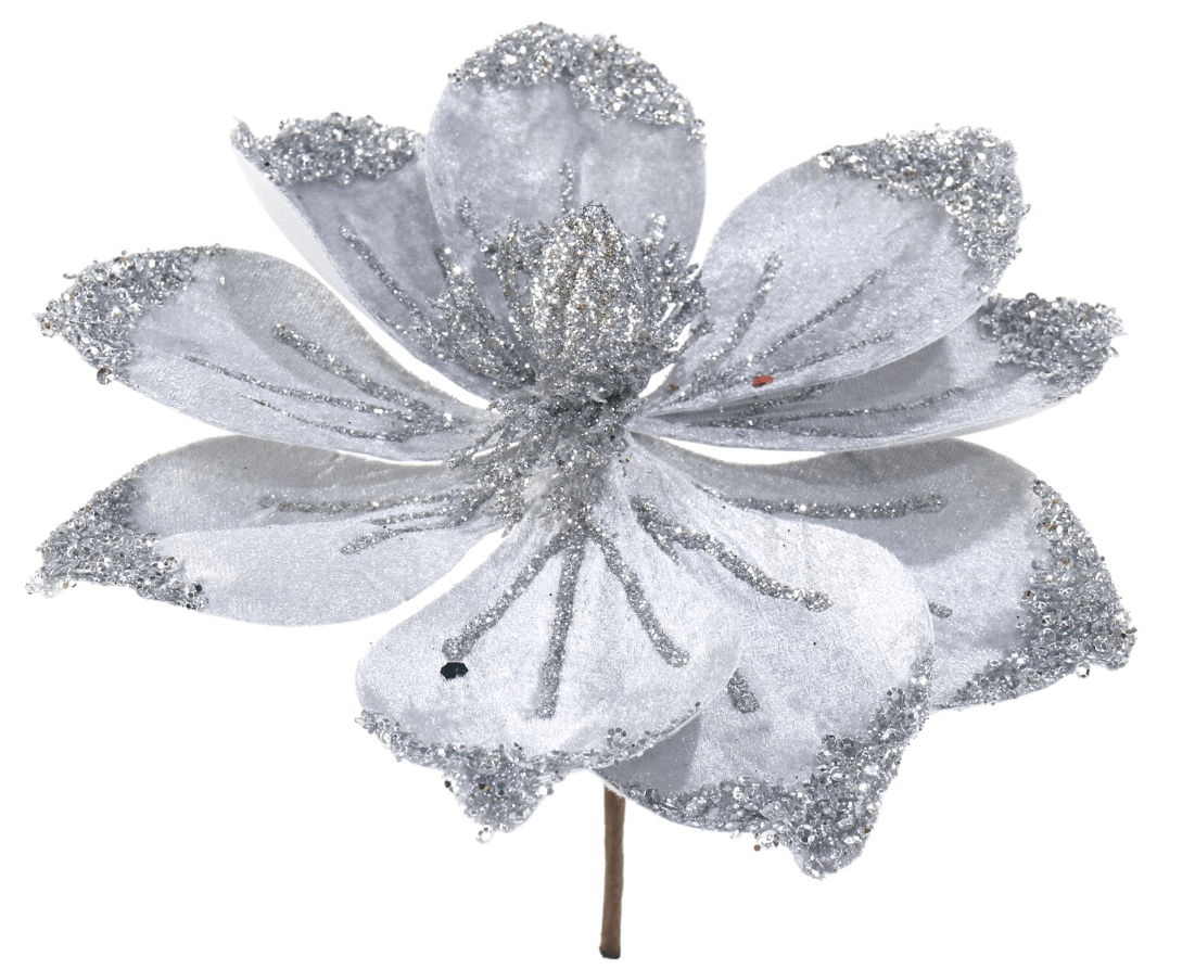 Heavy Glitter Magnolia 6 Asst (22cm)