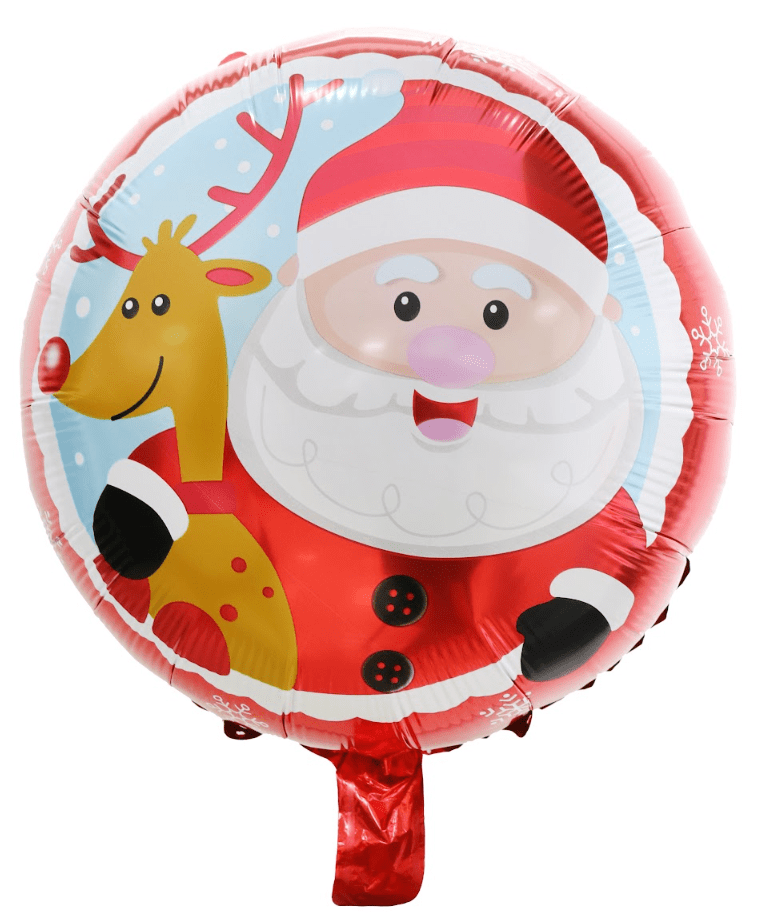 Christmas Foil Balloon 4 Asst