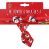 2 Pack Pet Bowtie & Necktie Set