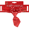 2 Pack Pet Bowtie & Necktie Set