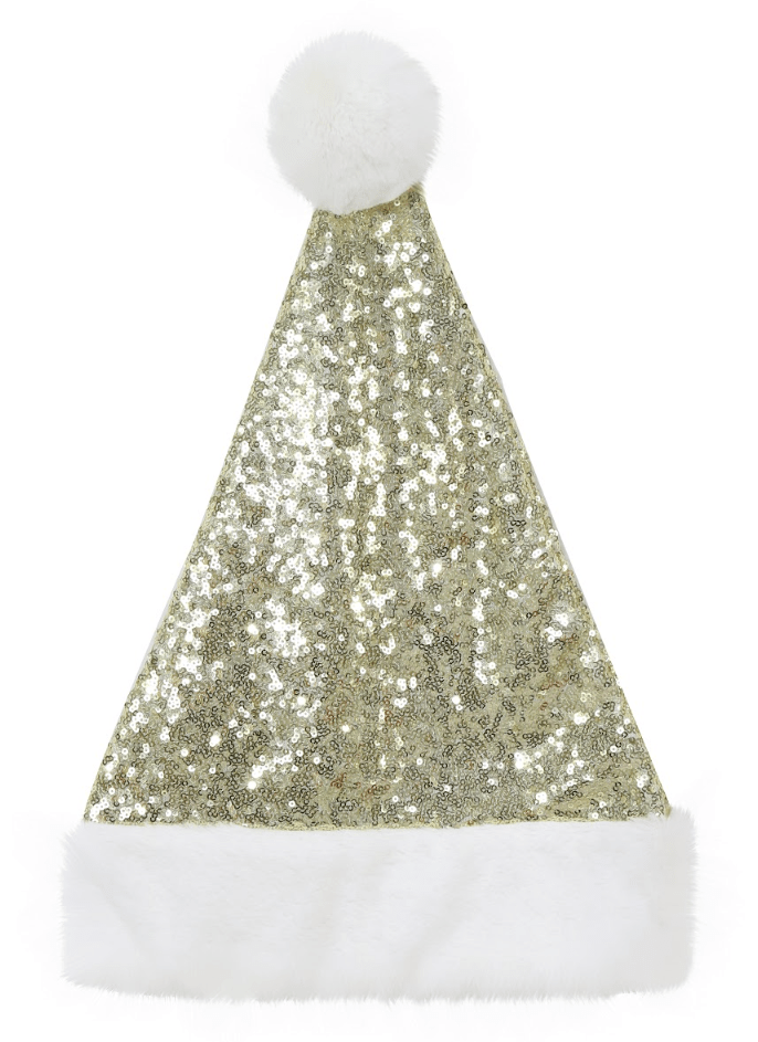 Sequins Santa Hat 3 Asst