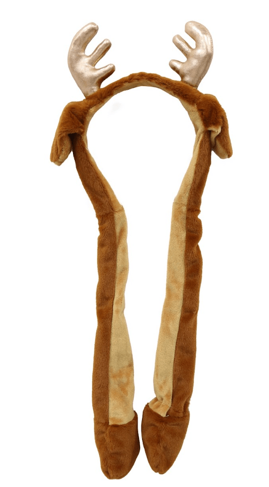 Squeeze & Wiggle Reindeer/Santa Headband 2 Asst
