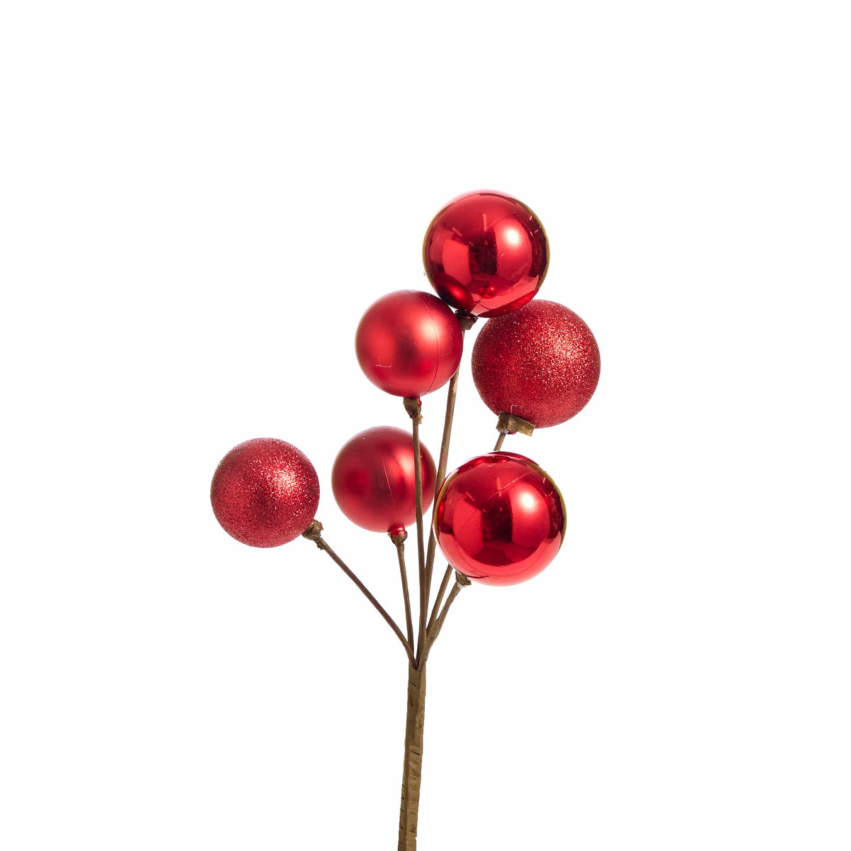 Christmas Red Bauble Cluster (40cm)