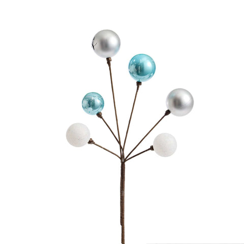 Edelweiss Bauble Cluster (40cm)