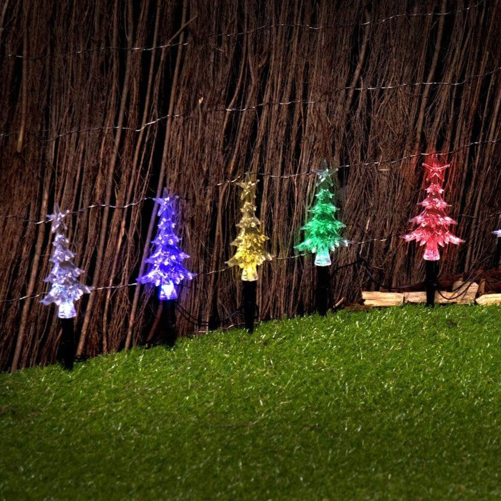 kort Brutaal Een zekere Solar Mini Path Trees (10pcs) – Christmas World