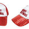 Sequin Embroidered Baseball Cap Asst