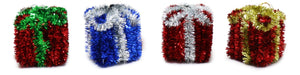 Tinsel Hanging Presents Asst (6cm) - View 2
