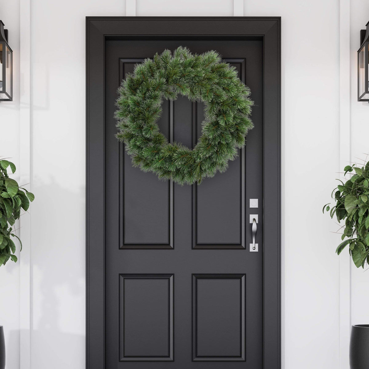 Colorado Frosted Wreath (76cm)