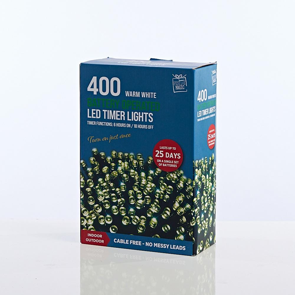400 LED Battery Fairy Lights