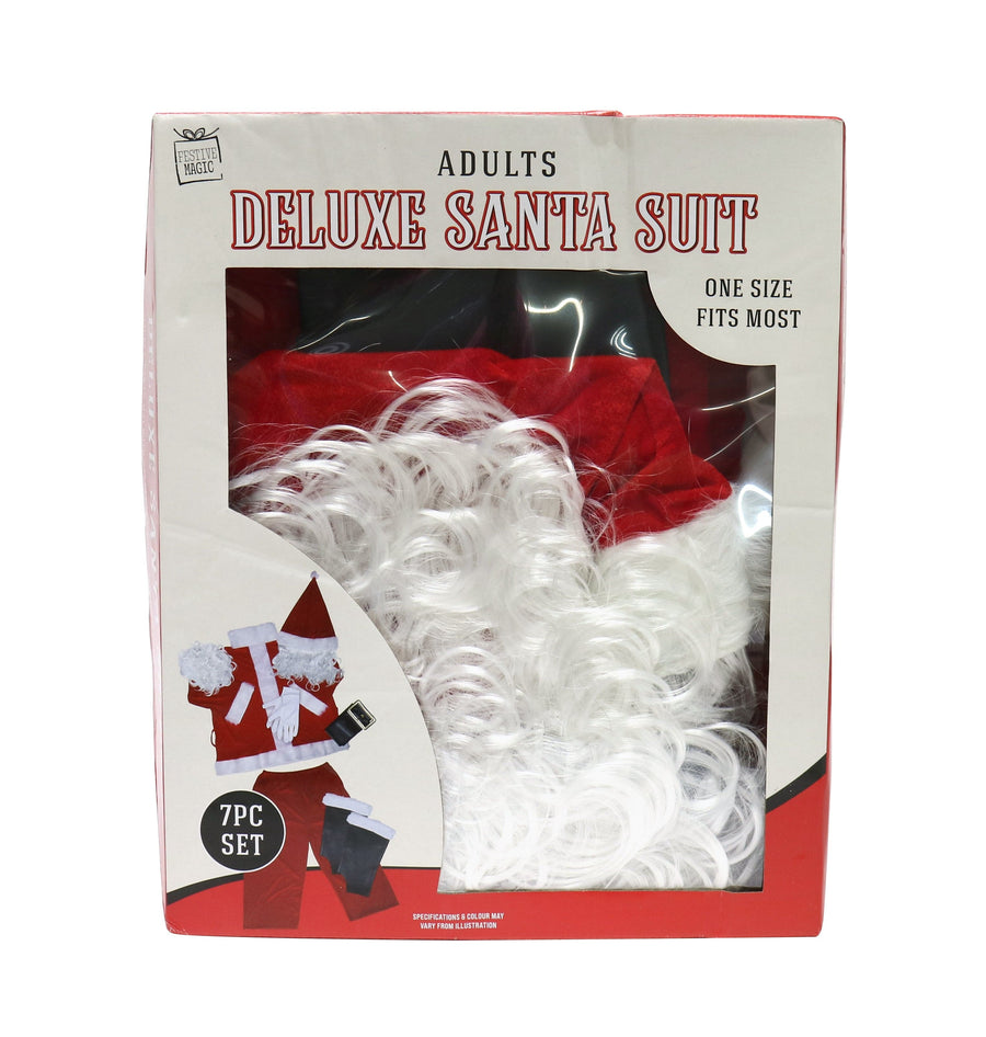 Deluxe Santa Suit (7pcs)