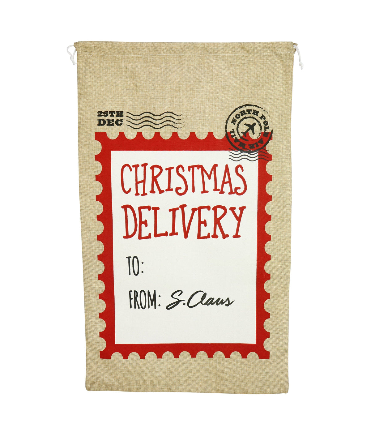Christmas Stamp Sack Asst
