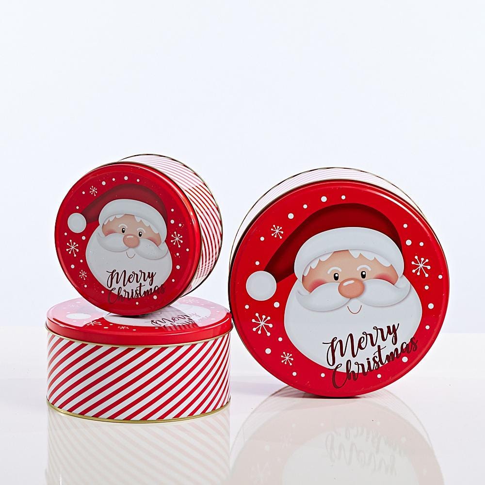 Round Cookie Tin (3pc)