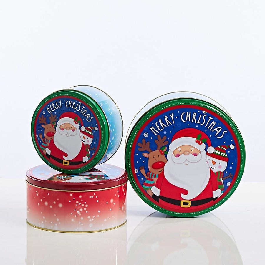 Round Cookie Tin (3pc)